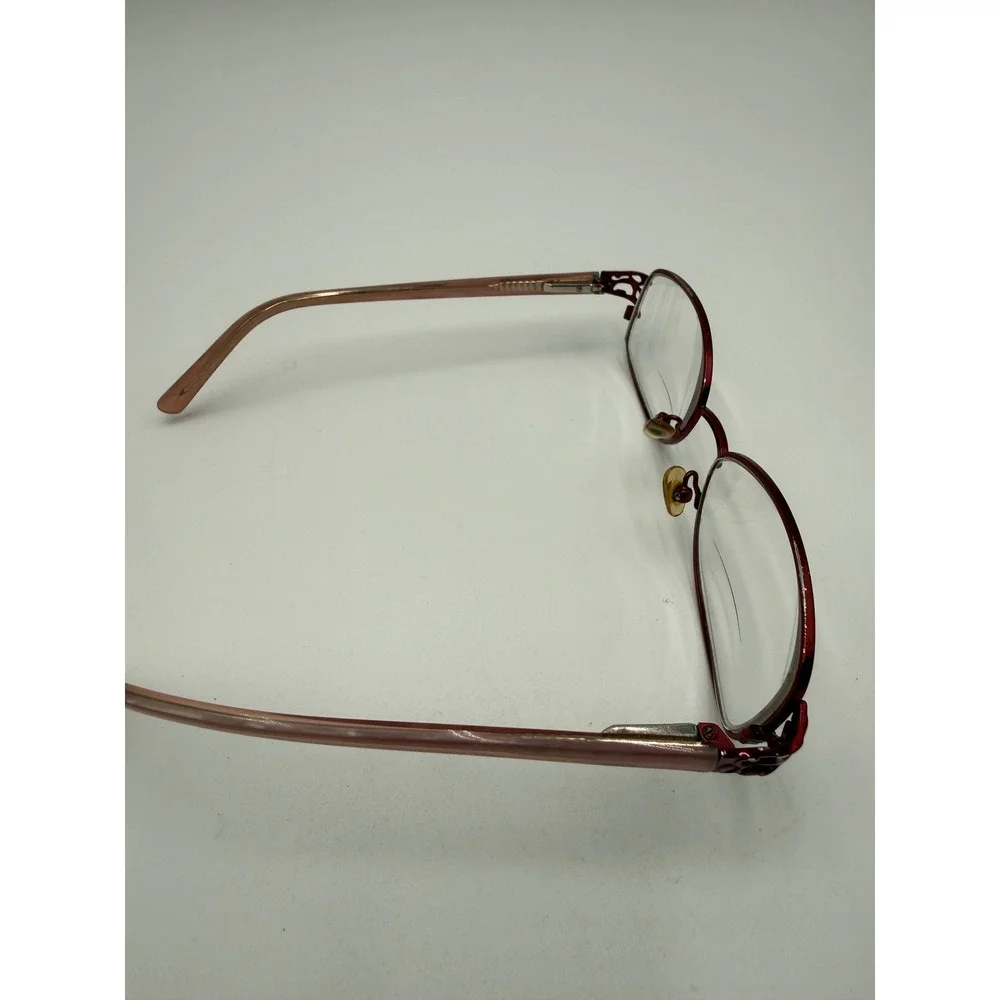Main Street Eyewear MAL102 Glasses Women 51-17-135 Red Good Rectangular Frames